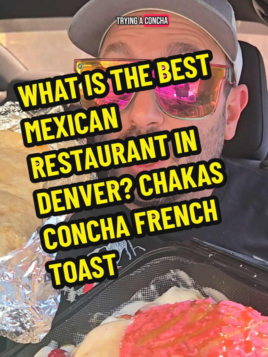 Would You try this Concha French Toast from Chakas Mexican Restaurant 📍6265 E Evans Ave, Denver, CO 80222 The Breakfast Burrito was Delicious 😋 🌯 as well!!! Follow milehighfooddude for more restaurant reviews and recommendations in Denver and beyond! 😎🩷🩵 #food #Foodie #mexicanfood #breakfastburrito #Breakfast #frenchtoast