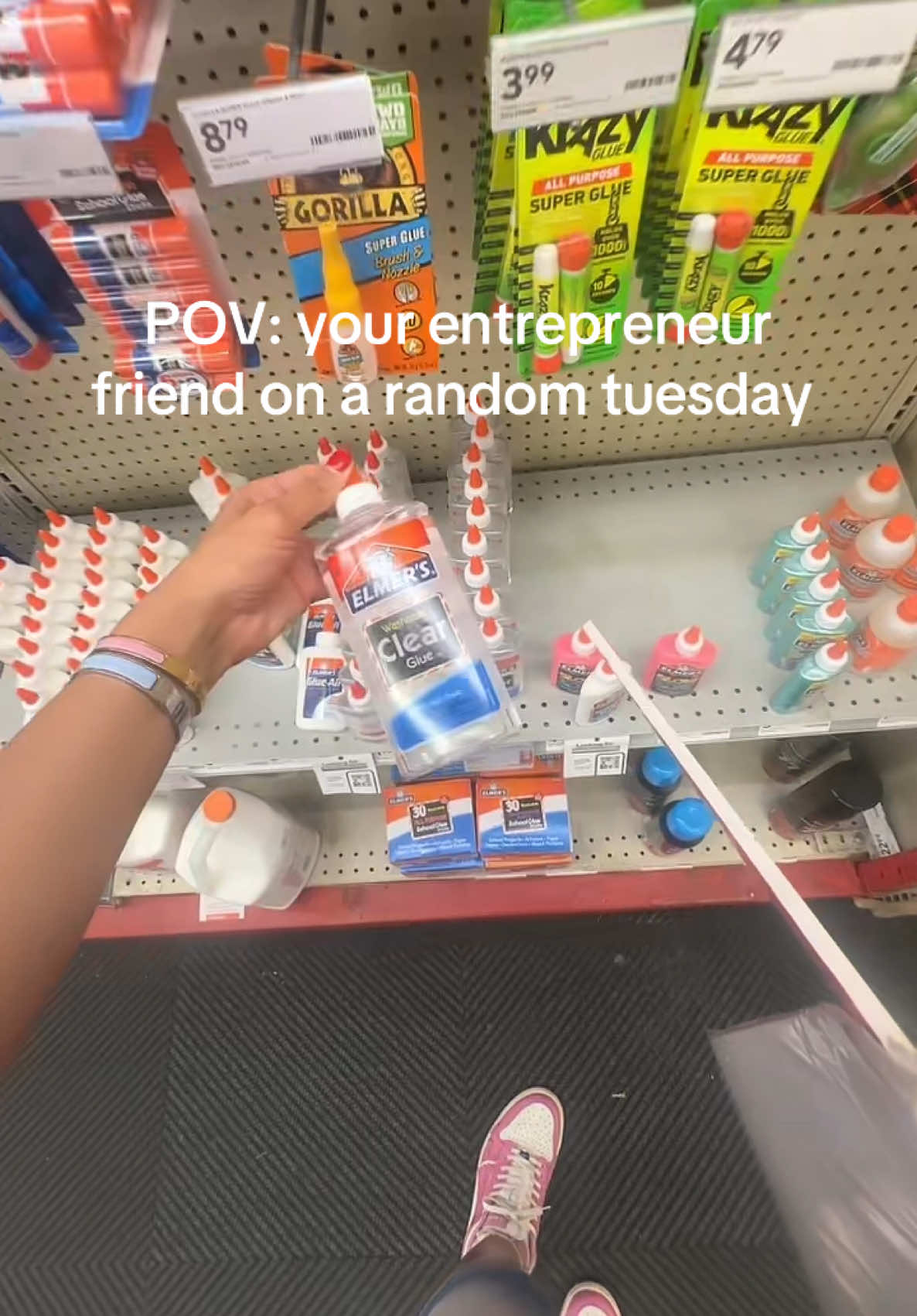 rlly in STAPLES with it 