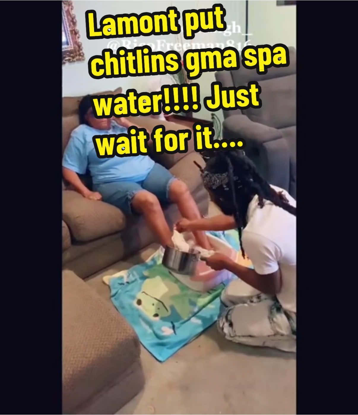 Lamont put chitlins gma spa water!!!! What would you do? Comment below👇🏿 #fyp #trend #viral 