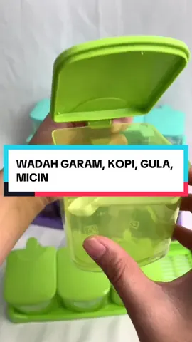 wadah tempat bumbu, tempat kopi, gula, garam, merica sudah lengkap dengan sendok dimasing2 wadahnya. dapur pasti lebih rapi, komen yuk bun yg sudah checkout di keranjang kuning aku. 🥰😍 #tempatbumbu #tempatkopi #wadahbumbu #wadahkopi #tempatbumbuset #peralatanrumahtangga #perabotanrumahtangga #perlengkapandapur #dapur 