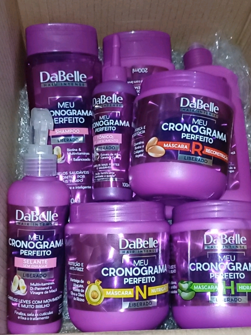 aah achei a linha completa💗✨️ #dabelle #cabelo #cronograma #fyp #comprimha #produtodecabelo 