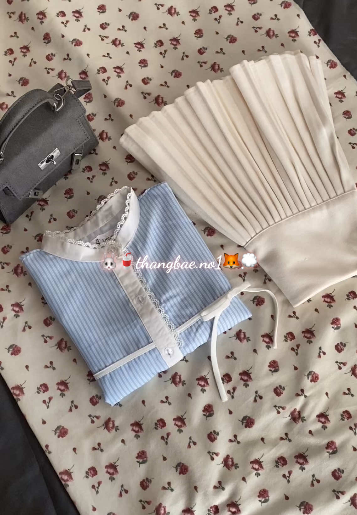 Áo sơ mi kẻ sọc cổ tàu mix ren .Sơ mi thiết kế .Áo sơ mi dài tay #review #xuhuong 