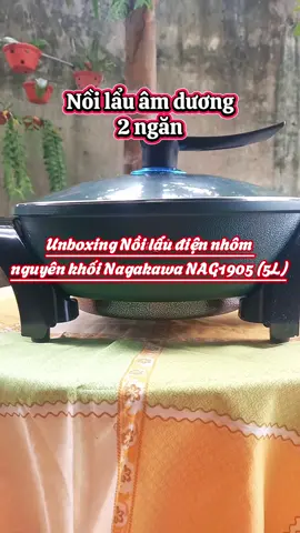 Nồi lẩu âm dương 2 ngăn ăn cay hay không ăn được thì chỉ trong 1 nồi các mom ạ #noilau #noilaudien #noilaudanang #noilauamduong #nagakawa 