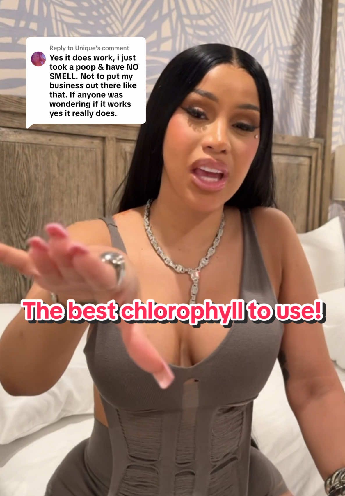 Replying to @Unique I’m telling you! NOTHING stinks when you use this 🤌🏽 #herfantasybox #fyp #bodymagic #chlorophyll #cardib 