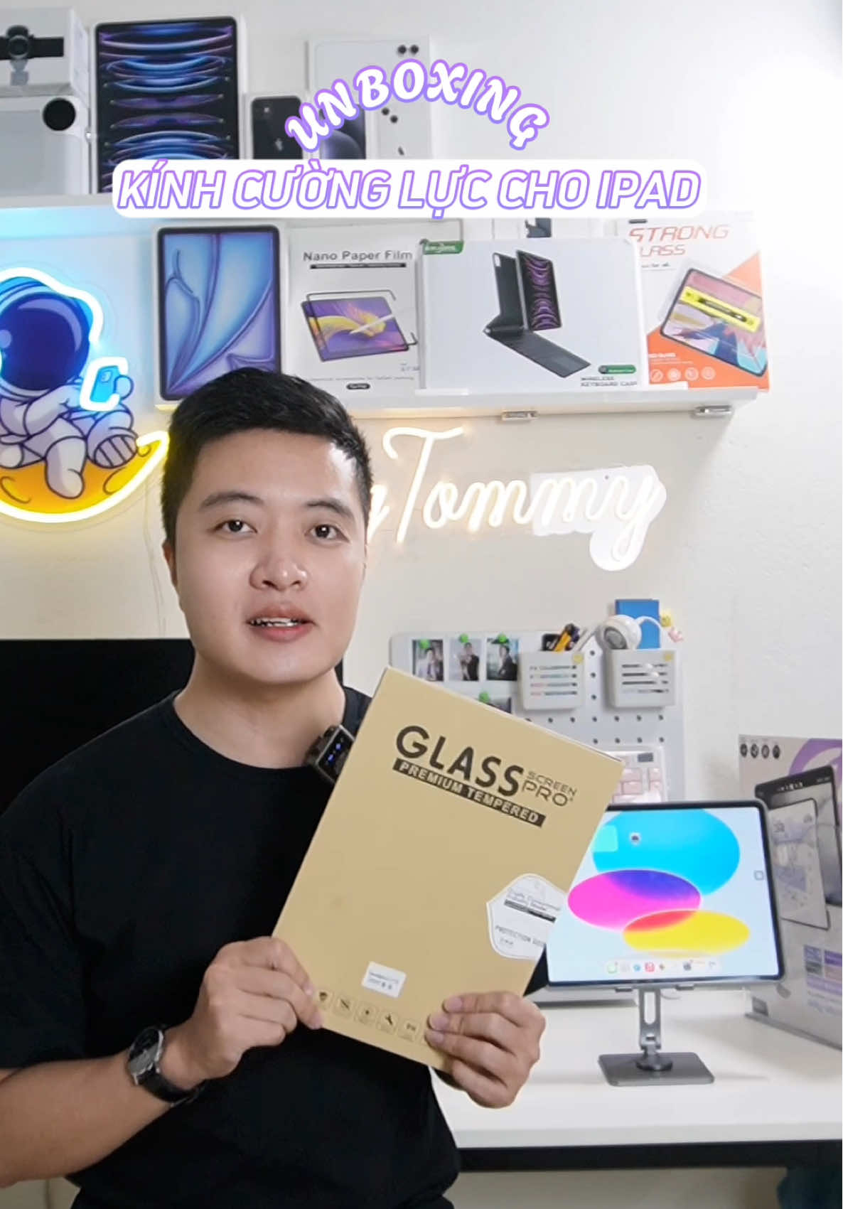 Review kính cường lực cho ipad, unbox kính cường lực ipad nè 🥳 #ipadaccessories 