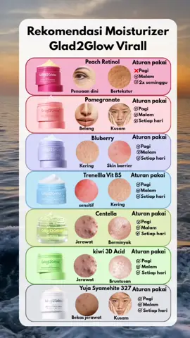 @Mylaaa Superstore👈cek keranjang kuning  pilih sesuai kebutuhan kulit kamu yaa✨🥰#glad2glow #glad2glowmoisturizer #glad2glowid #glad2glow #skincareglad2glow #skincare #moisturizer #moisturizerviral #4u #fouryoupage #fypp 