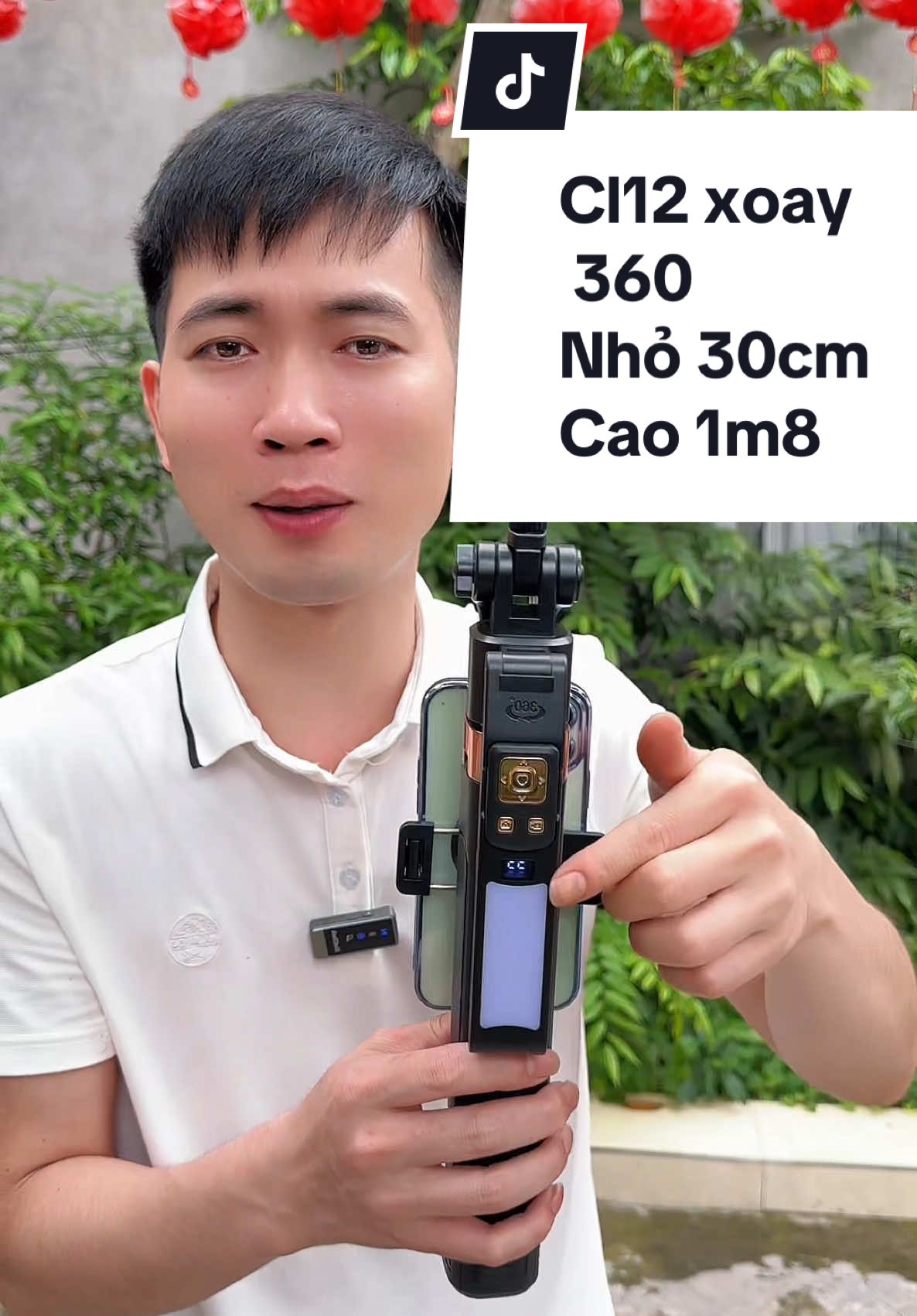 Cl12 xoay tự động ko cần gimbal vẫn xoay#chuanmylinh #cl12 #tripod 