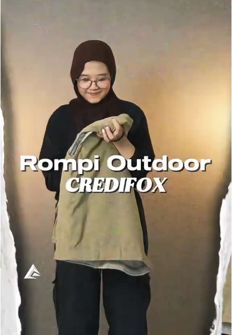 Rompi outdoor credifox. Teman setia petualangan #credifox #adventure #credifoxoriginal #credifoxadventure #credifoxofficialstore #ootdfashion #fyp #pendakiindonesia #mountain #trend #fyp 