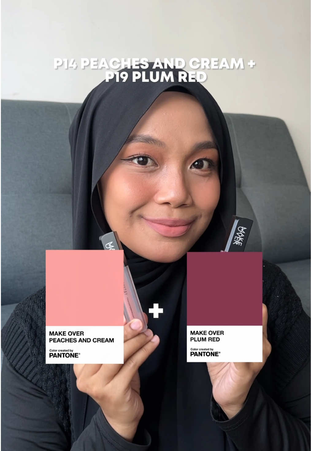 Mix, match, and slay 💋 Experimenting with Make Over c Pantone Lip Creams for the best transferproof color that lasts on your lips all day! #MakeOverMY #MakeOverBeyondBeauty