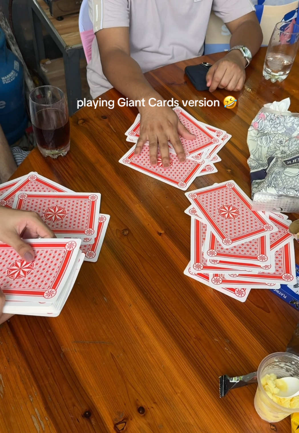 hahahaha #giantcards #playcards #jumboplayingcards #funnygame #fyp 