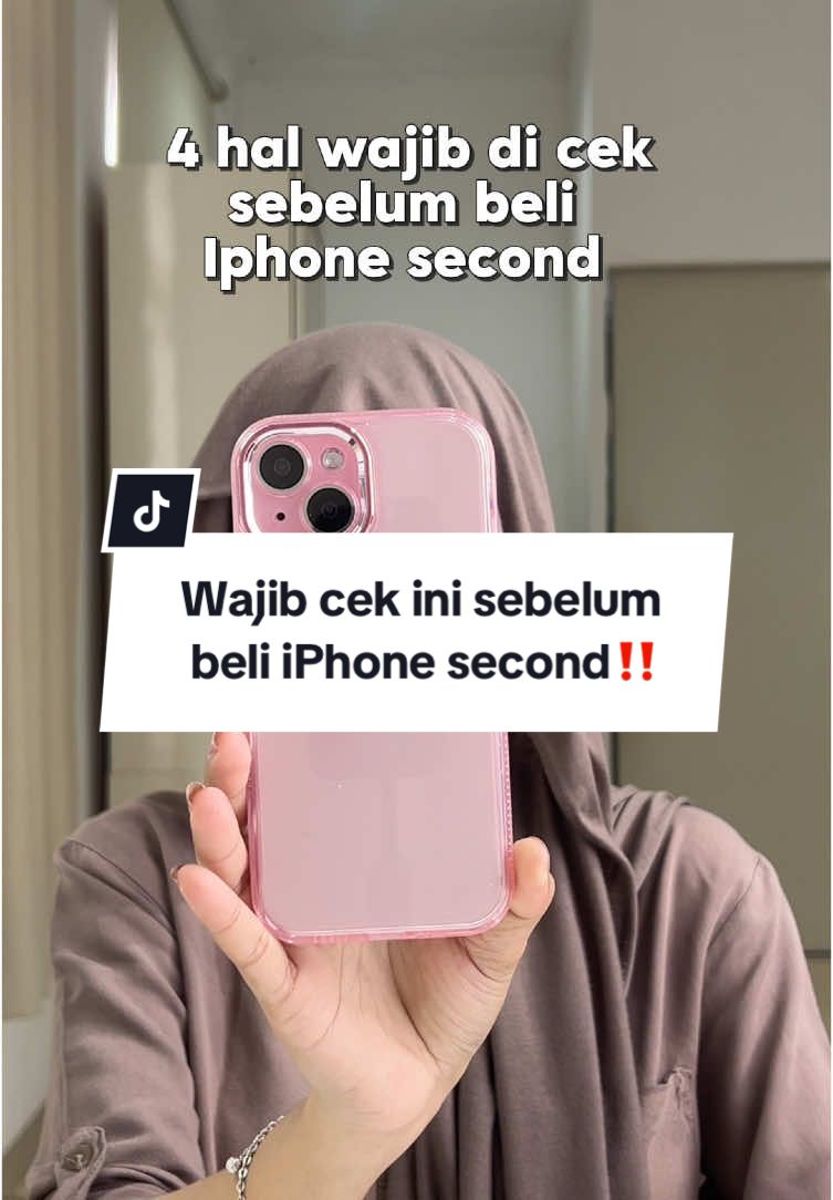 hal penting sebelum beli iPhone second buat cek 4 hal ini, btw klo salfok sama casenya langsung kepoin keranjang kuning yaa😉 #iphonecase #caseiphone #racuntiktok 