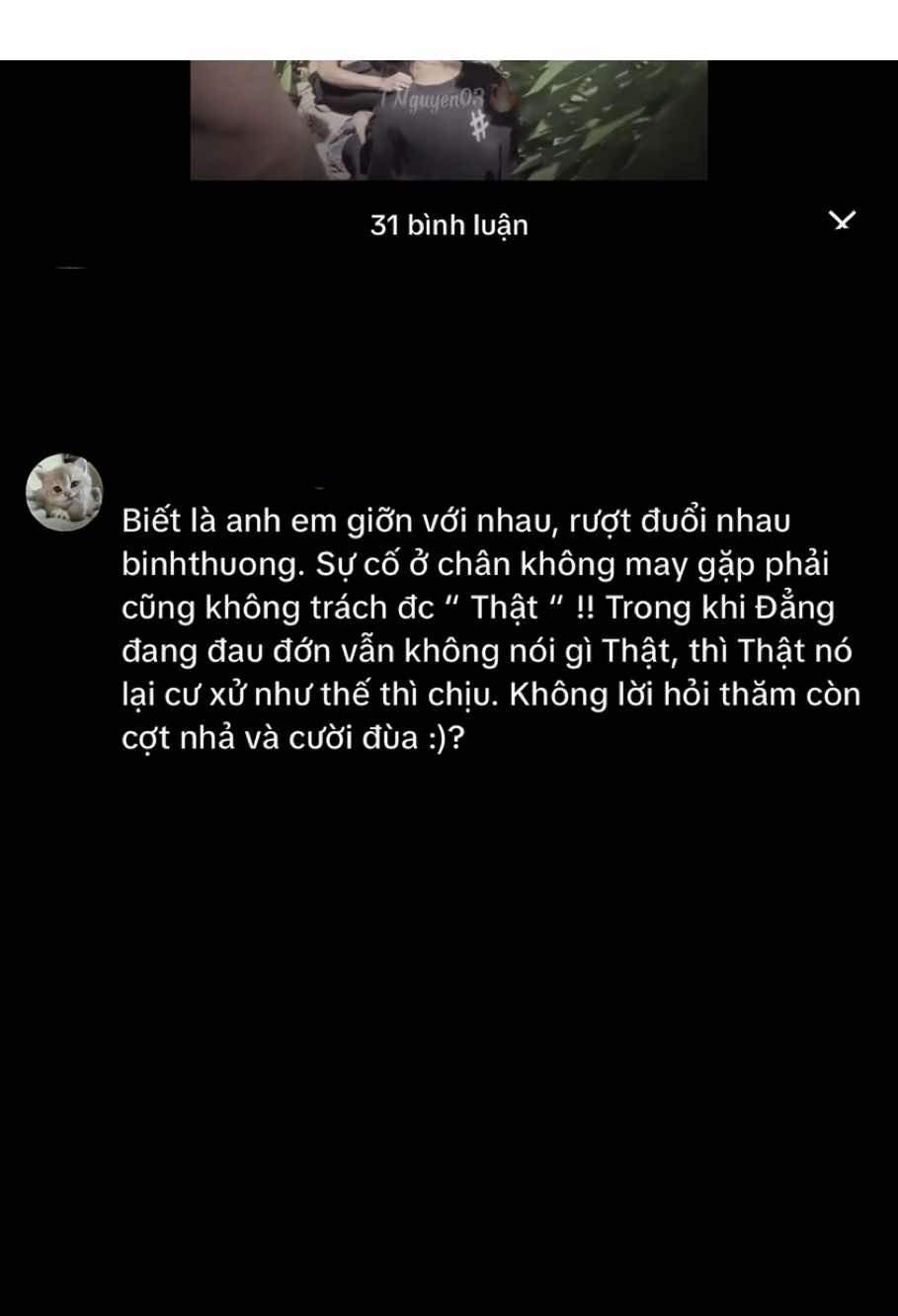 Ảnh cx muốn tạo ra tiếng cười cho mn nhưng do sợ cố ngoài ý muốn chứ ảnh cx đâu muốn Đẳng bị thương, ảnh cx lo cx xót cho Đẳng đấy thôi.. như vậy có đáng bị toxic? Tụi fan hùa cứ thử đặt mik vào hoàn cảnh y hệt vậy xem coi có chịu nổi ko? Có áp lực như ảnh ko mà bl toxic ảnh?   #thatghe⚡️#anhbaphaitv🙆👑#anhbaphaitv_fan🍫💮#minhthuw👀 