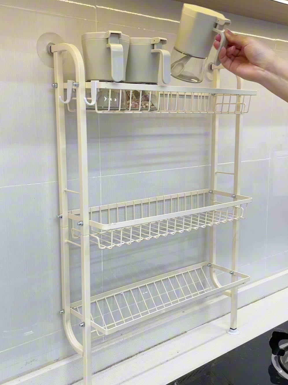 Unique home accessiores and kitchen storage rack 😍😍#amazon #amazonfinds #kitchen #kitchenhacks #kitchenware #kitchenrack #kitchenorganizer #kitchenstorage #storage #storagerack #storagehacks #storageorganizer #rack #tiktok #tiktokshop #fyp #onlineshop 