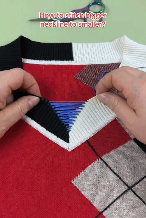 Don’t throw your clothes,99% don’t know this stitching method #stitch #sewing #repairs #tips #skills #foryou 