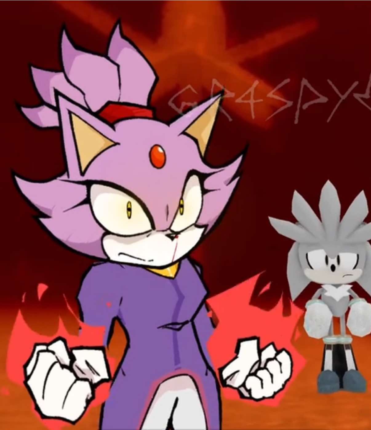 NOT A SHIP ANIM. First time tweening lmao. Blaze mains are cool. Inspired by  @Ashy! #sonicexe #sonicthehedgehog #animationmeme #sonicexethedisasterroblox 