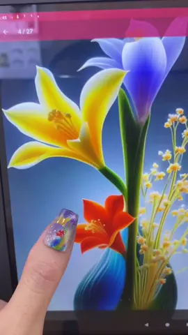 4607: AI manicure printer stuns Chinese viewers On April 12, 2025, in Guangdong, located in southern China, a video captured a woman creating nail art with the help of a smart machine. She inserted her thumb with a plain white nail into the device. After selecting a design, the machine printed a detailed purple flower pattern onto the nail within seconds. The result resembled a professional manicure. Chinese neitizens were both impressed and concerned, joking that machines might replace nail artists in the future. *Please credit filmer as @Al Smart Nail.