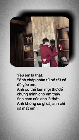 Yêu em là thật.! 