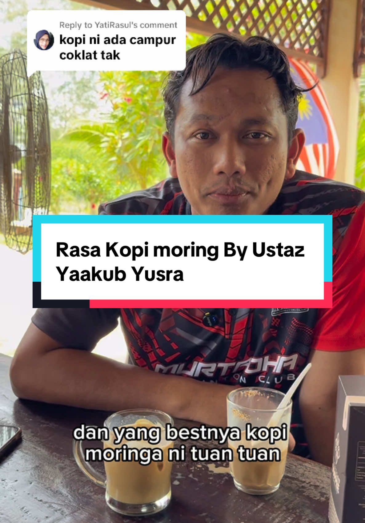 Replying to @YatiRasul rasa kopi moringa ustaz yaakub yusra, memangg sedapp… #kopi #kopimoringa #ustazyaakubyusra 