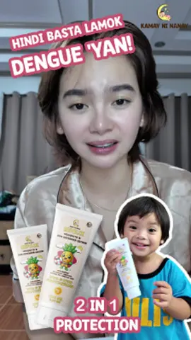 Wag hayaan na madapuan ng lamok si baby at baka dengue na yan😬 Kaya dapat lagaing handa pagdating dito. Kamay ni Nanay Repelix ang lagi katuwang mo😍 May 2 in 1 proteksyon para sa baby po. Mosquito repellent 🦟 at Sun Defender with SPF 30++ #kamayninanay  #repelix  #kamayninanayrepelix  #KwentongKNN  #AuthenticKNN  #GinhawangRamdamMoAlagangAlamMo