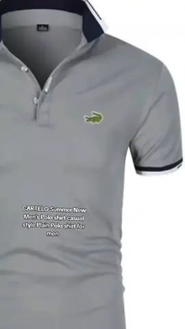 CARTELO Summer New Men's Polo shirt casual style Plain Polo shirt for men  #casualstylepoloshirt  #qualitypoloshirt  #plainpoloshirt  #CapCut 
