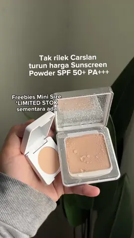 Dah murah sangat dah nii berbaloi ada spf lindung kulit dari cahaya UV #carslan 