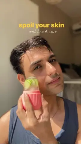 🧊 Refresh your skin, calm your mind! Bazaro Life’s Ice Roller does both 💖 #PuffyFaceFix #BeautyHack