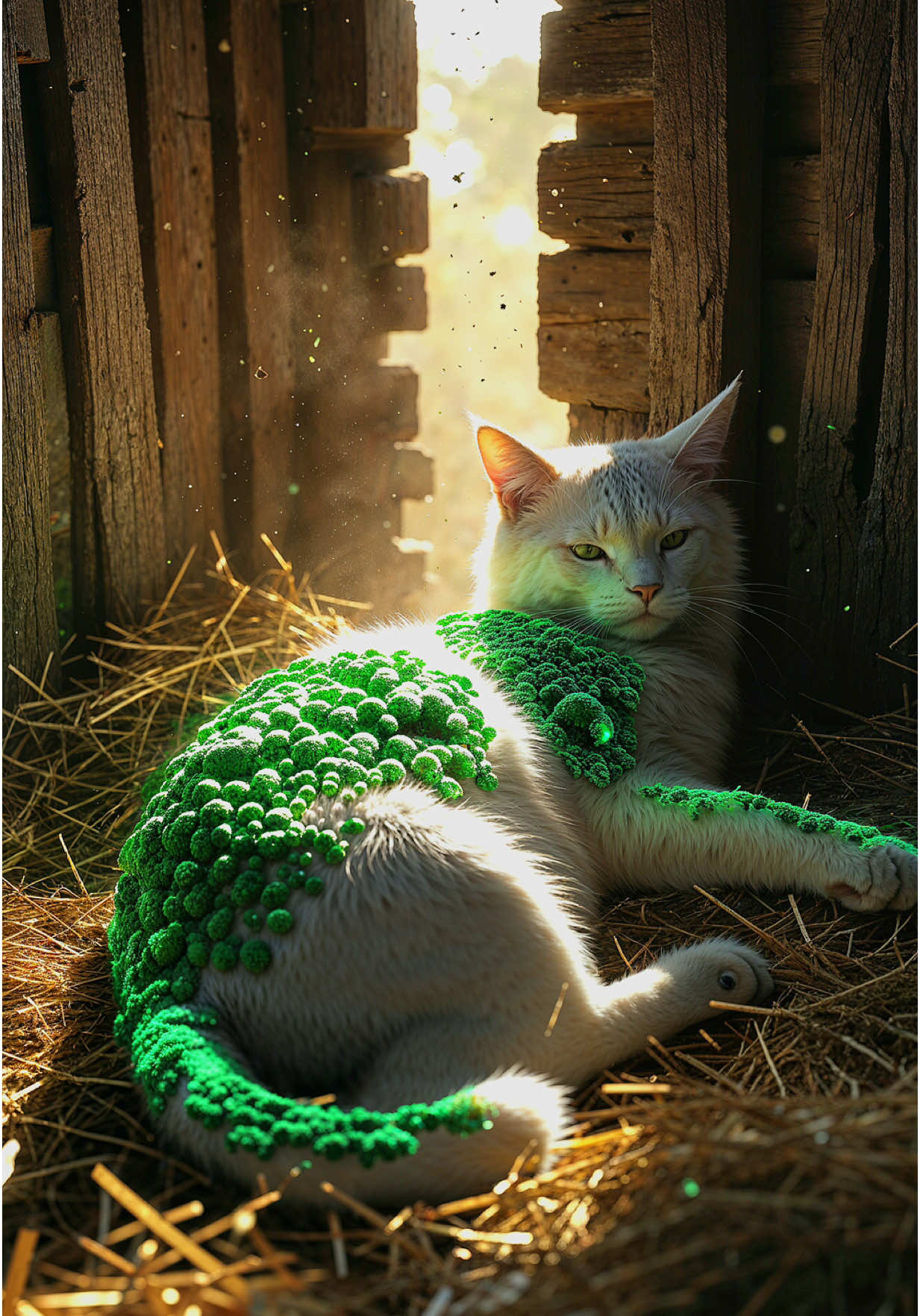 A injured Cat covered in acidic shells barnacles saved by our great rescue team #animallovers #rescue #barnacles #animalrescue #wildanimals #wildliferescue #cat 