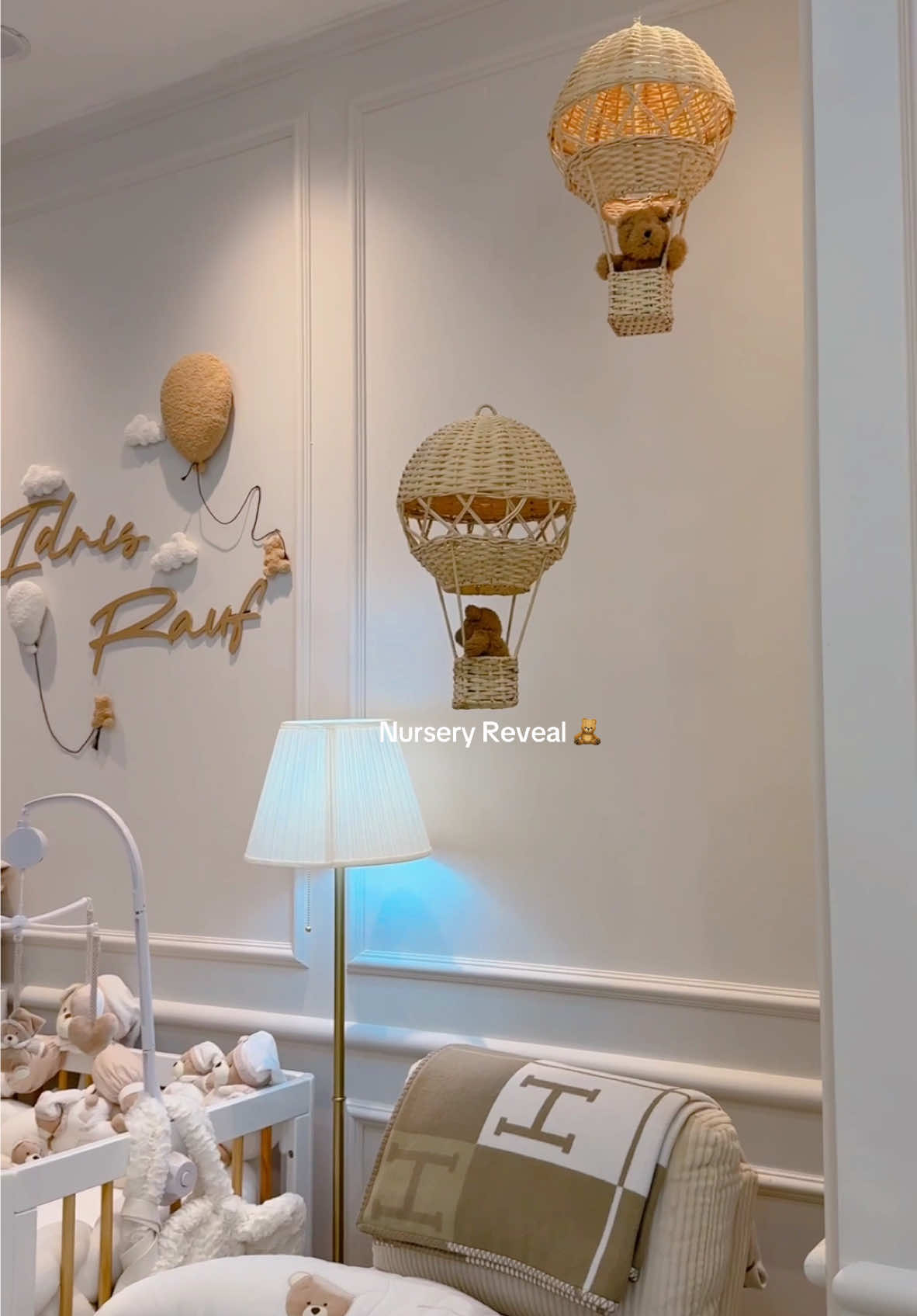 So obsessed with my boy's Nursuries 🧸 #nurserydecor #nursery #nurserytour 