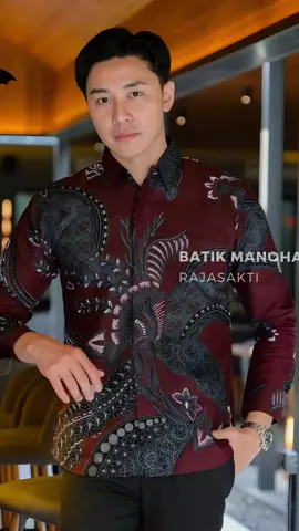 RAJASAKTI BURGUNDY Kemeja Batik #kemejabatik #wibgajian #cuantanpabatas 