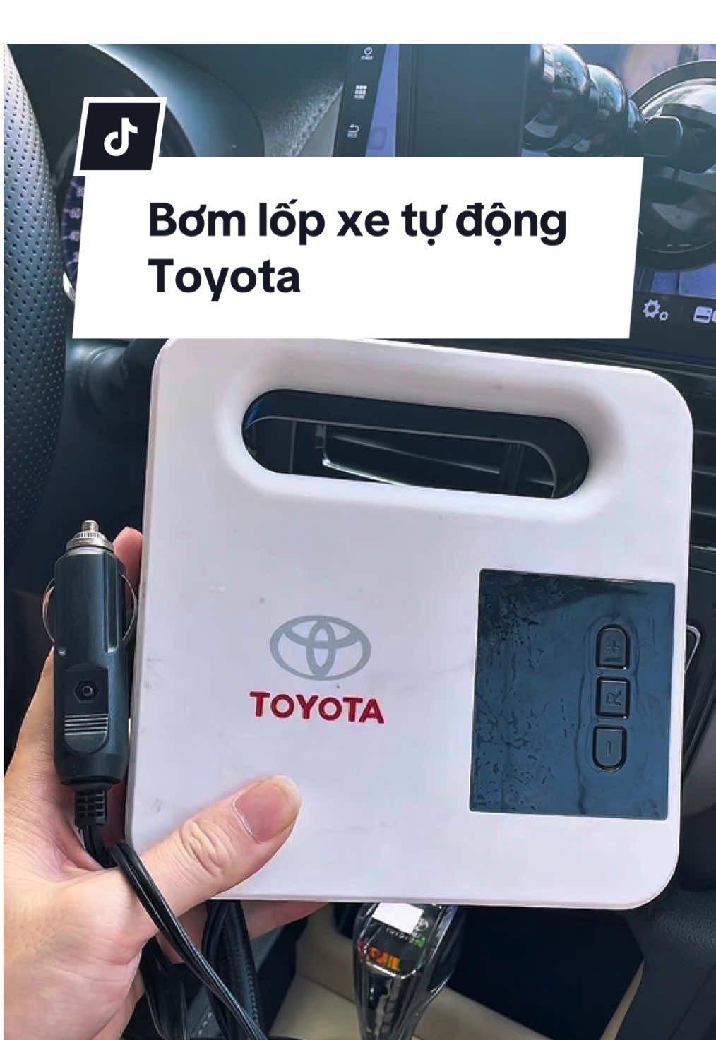 Bơm lốp xe tự động toyota #bomloptoyota #bomlopduphong #bomlopoto 