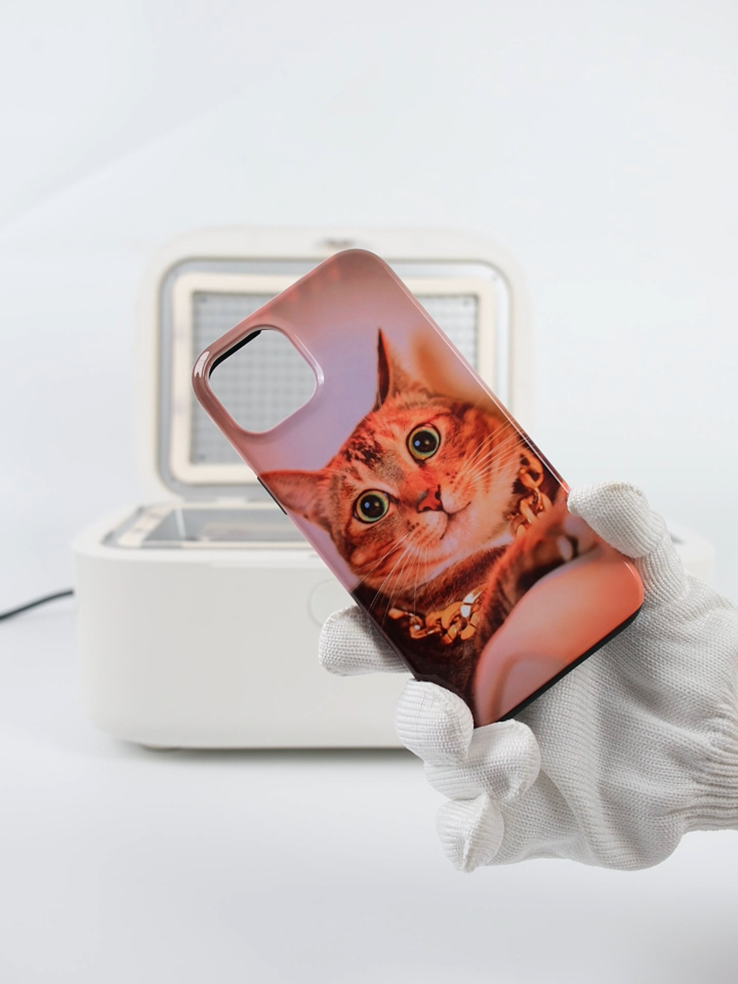 DIY phone cases for your customers with their favorite photos is absolutely amazing! #rockspace #fyp #foryou #phoneaccessories #phonecase #diyphonecase #customphonecase #heattransfermachine #diy #asmr #iphone #DIY