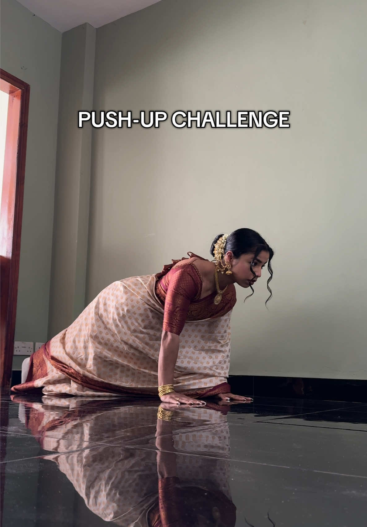 you know we had to re-do this one but make it traditional🤝🏽 #calisthenics #pushups #Fitness #gym #tamil #fyp 