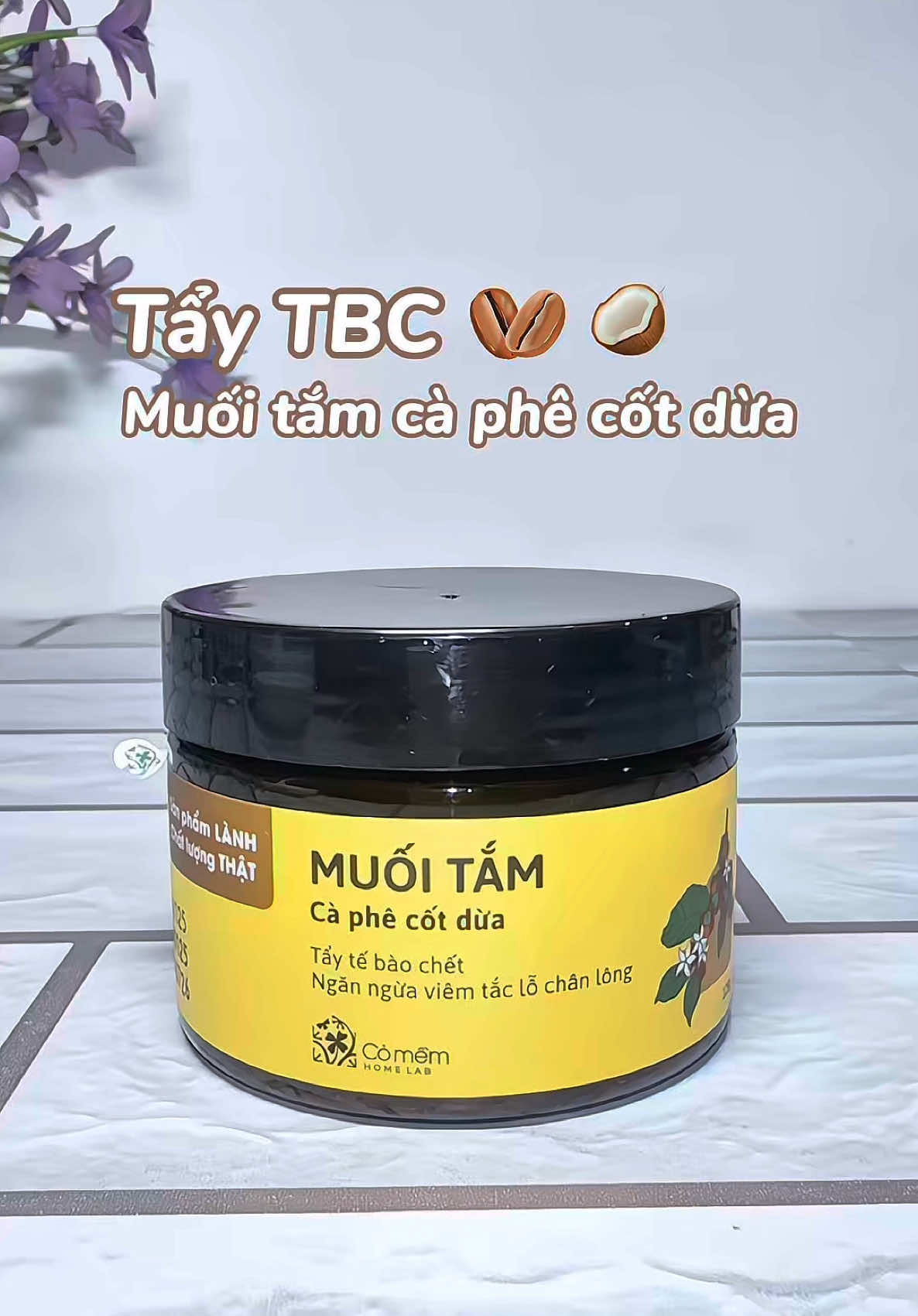 LÀM ĐẸP TẠI NHÀ với 👉 MUỐI TẮM CAFE CỐT DỪA - Giúp cải thiện tình trạng viêm tắc lcl, dưỡng da mềm mịn ko bị khô ✨ #muoitam #taydachet #taydachetbody #comem #suckhoe #lamdep #lamdeptainha #riviucunghuong 