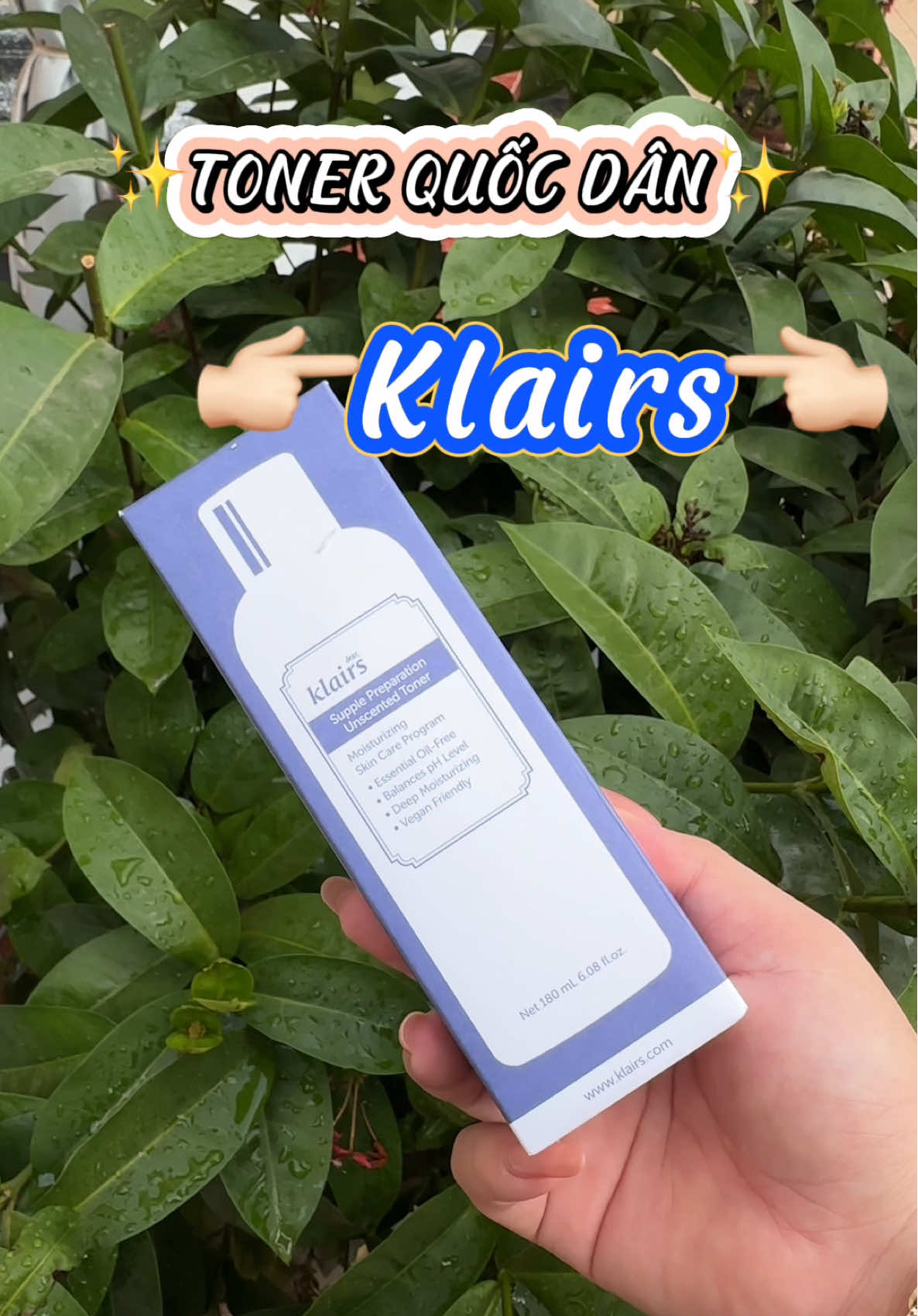 TONER QUỐC DÂN      👉🏻Nước hoa hồng hỗ trợ cấp ẩm Dear, Klairs supple preparation unscented toner 180mL - dòng không mùi#tonner #cấpẩm #unboxingvideo #tiepthilienket#tapxaykenh 