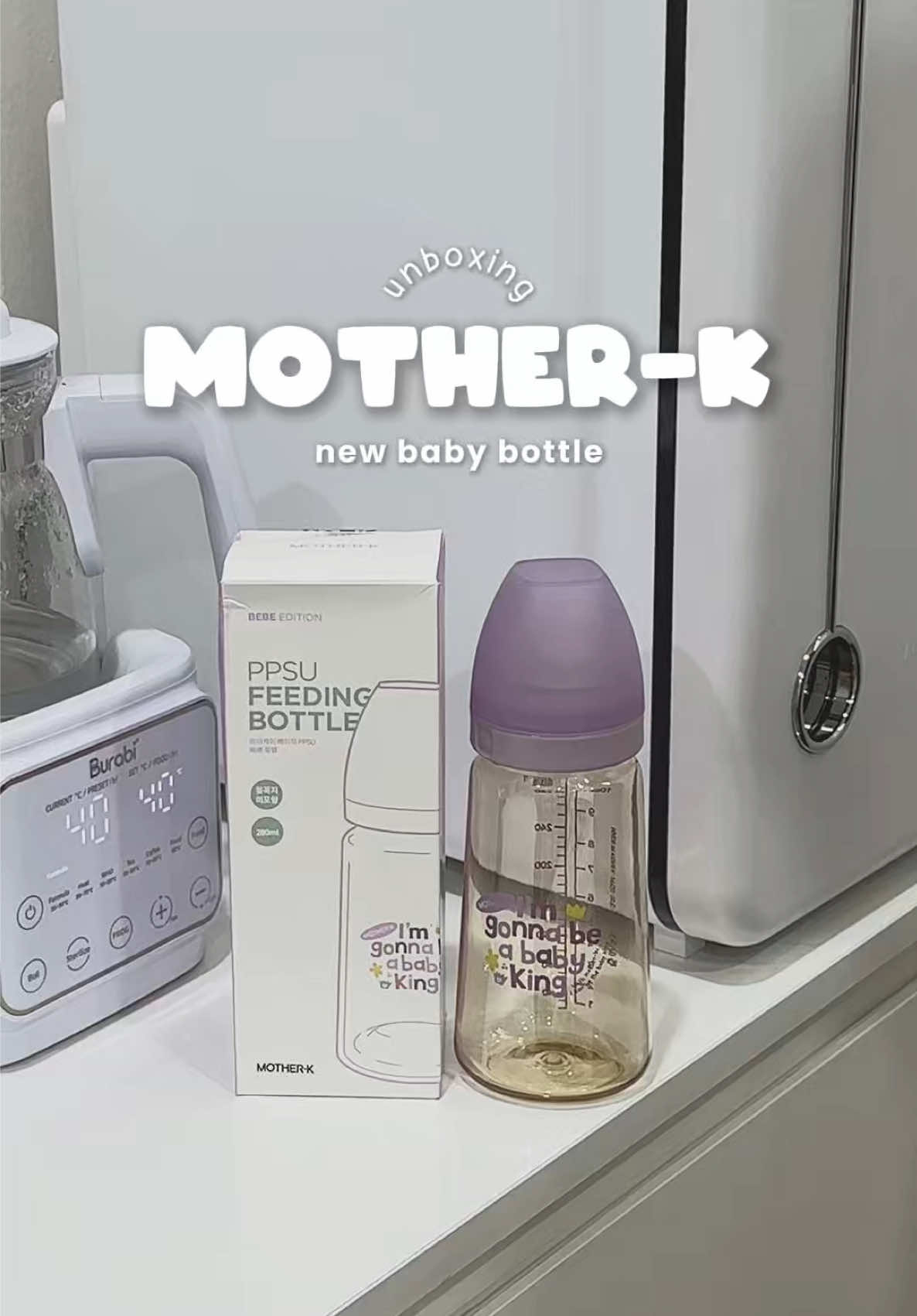 + 1 chiếc bình xinh 🍼 #unboxing #mebim #binhsua #motherk #asmr #fyp #thinhhanh 