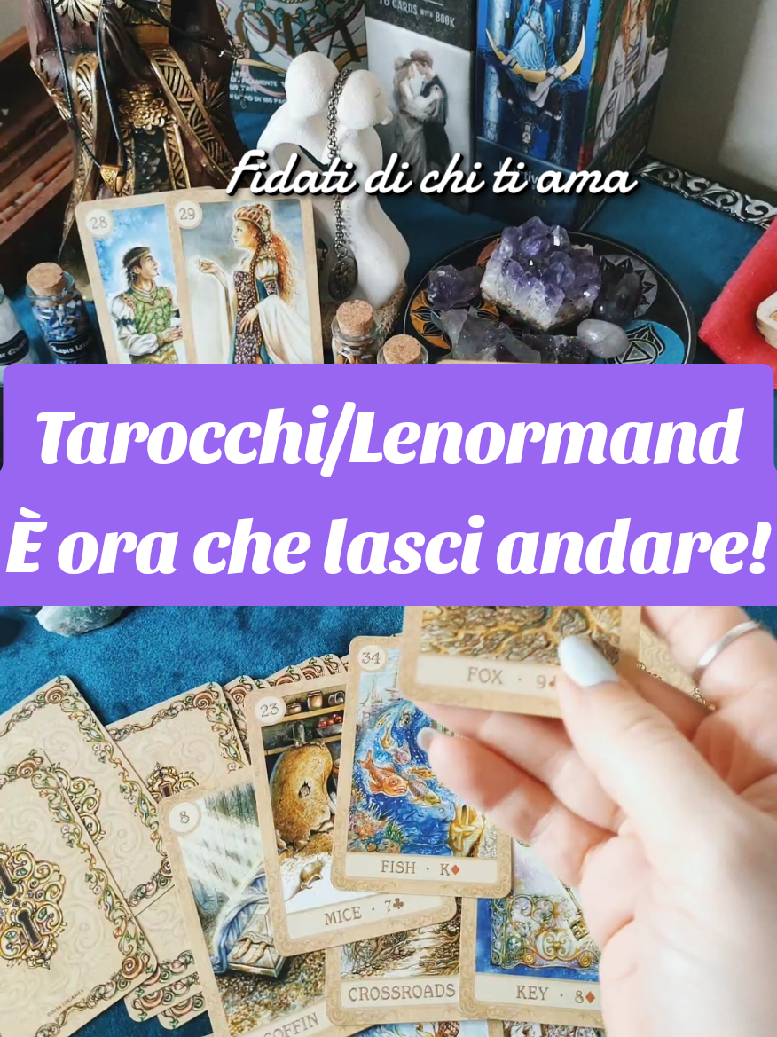 Tarocchi/Sibille/Lenormand🦋💫🔮È ora che lasci andare!🔮💫🦋 Stesa Non Personalizzata ✨🍀 #tarocchiinterattivi #tarocchi #interattivo #lenormandcards #perte #111 