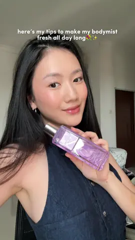a lil tip with my fav body mist!💜
