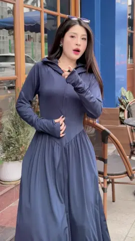 Áo Váy Chống Nắng Su Bột Lạnh