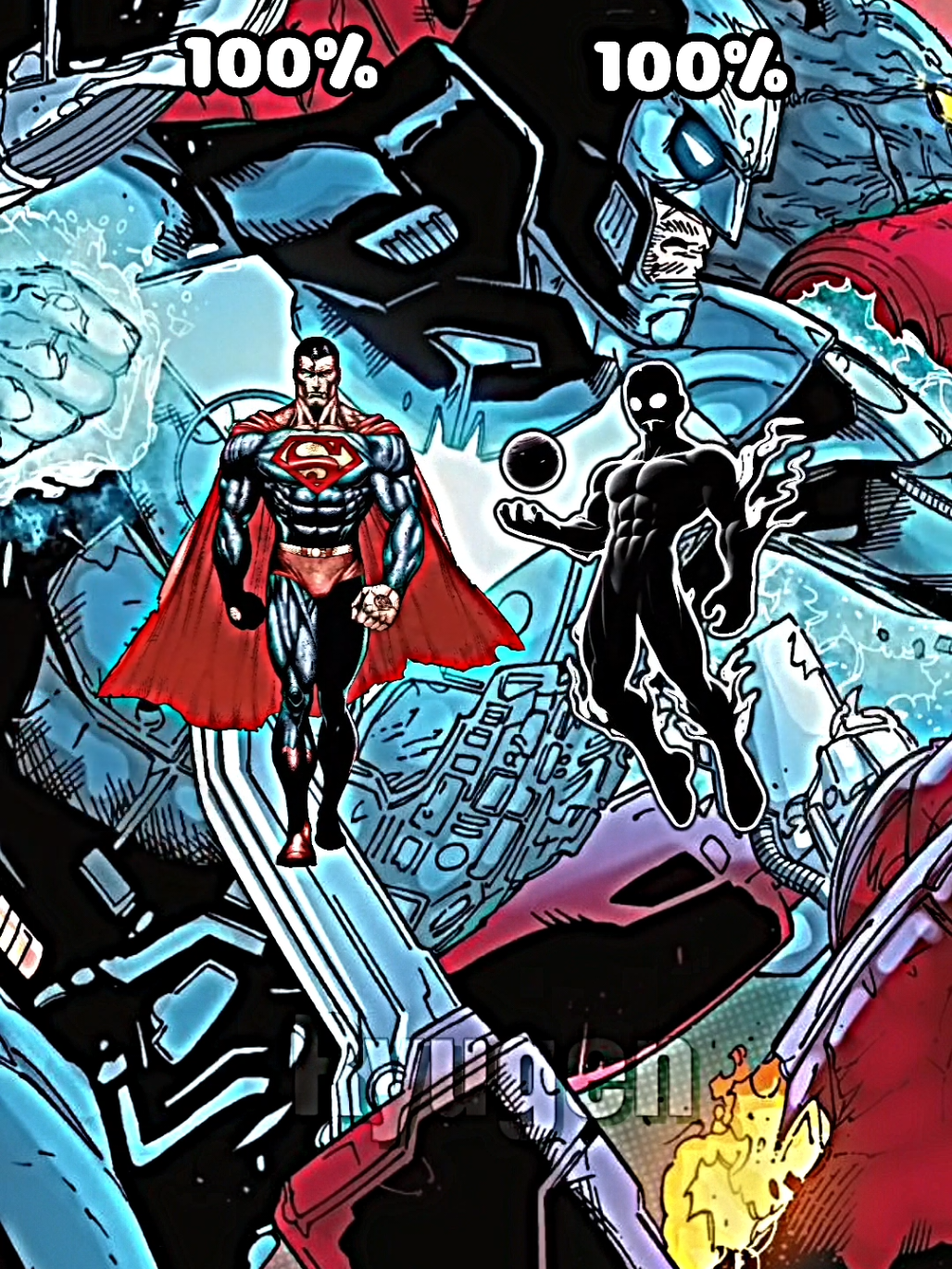 🛡️⚫ Superman Cosmic Armor vs Anti-Spiral : L’idéal vivant face au néant absolu ! #cosmicarmorsuperman #antispiral #dccomics #ttgl #animebattle #powercomparison #fyp #viral #animefight #trending #otaku #weeb #explore #foru Le héros ultime peut-il vaincre l’incarnation du désespoir ?