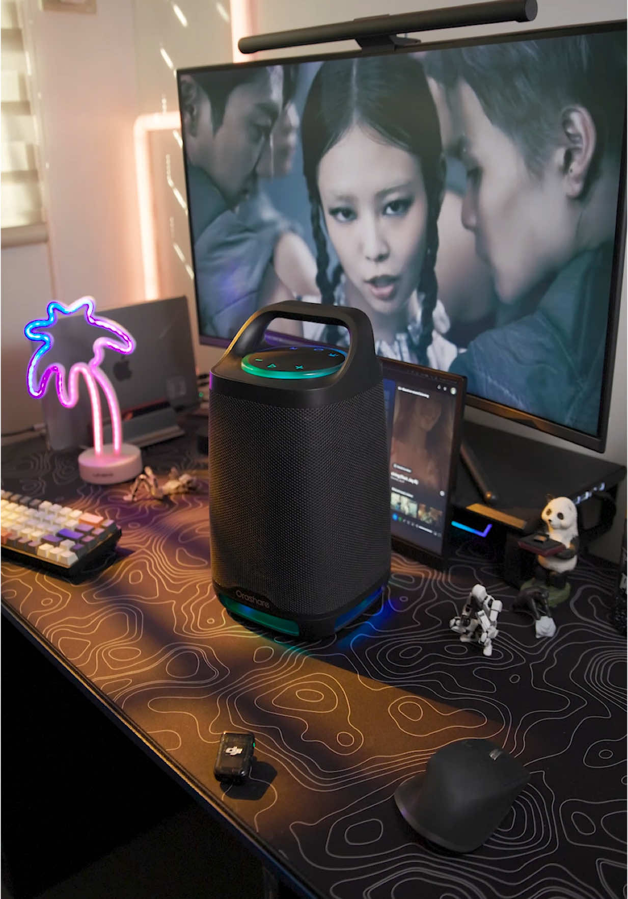 80W. RGB lights. Karaoke-ready. This is the Orashare BS21—a portable party speaker with 80W sound, RGB lights, and mic input for karaoke. Supports Bluetooth 5.3, AUX, USB playback, and TWS stereo mode. IPX4 water-resistant + 7-8 hrs battery. #portablespeaker #karaokespeaker #gbparty #orashare #totokwa