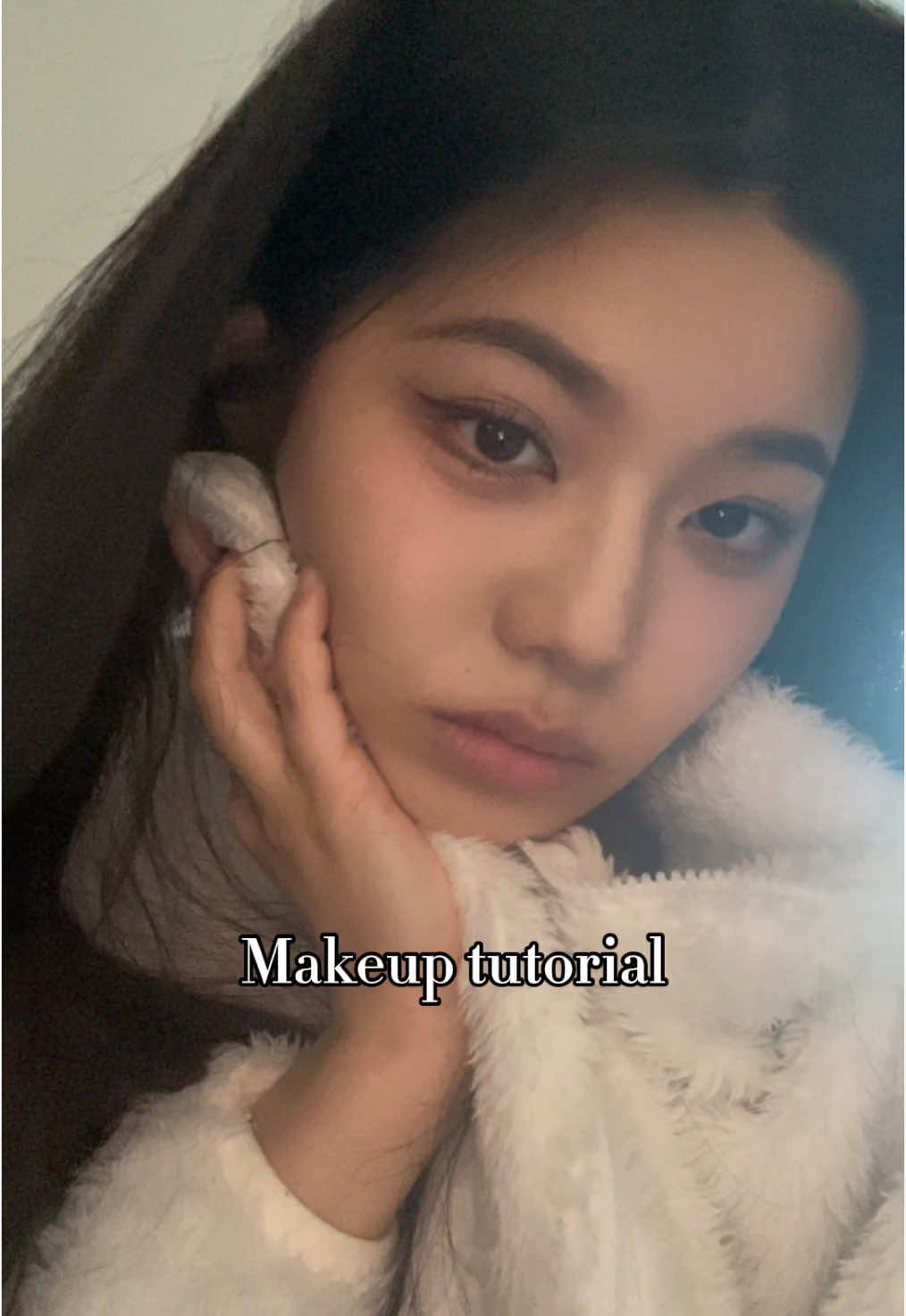 My first Makeup tutorial 💕 What you want more just tell me 💖 #tutorial #makeup #grwm #Vlog #korea #seoul #🎀 