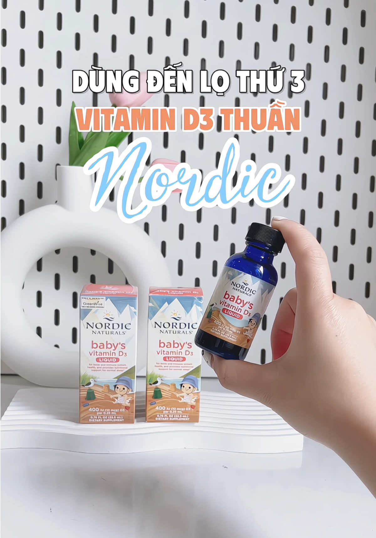 Dòng D3 thuần cao cấp rất đáng đầu tư nhé các mom #nordic #vitamind3 #organic #besosinh #tresosinh 