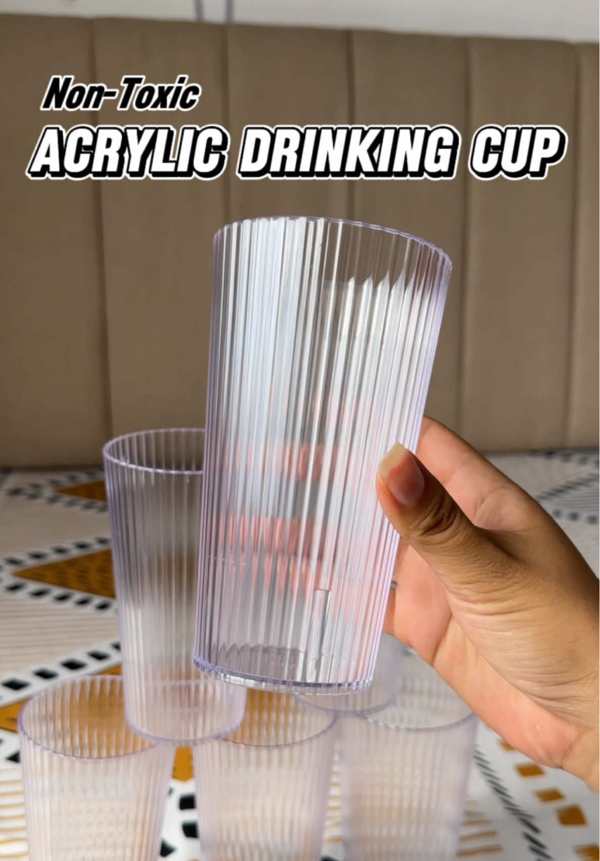 🥤Non-Toxic Acrylic Drinking Cup  ✅Made in durable and Non-Toxic Material  ✅6pcs Set, Available in 12oz and 18oz ✅Available Color, Red, Blue, Transparent, Black, Brown, Green and Assorted  ✅Very Aesthetic Design Perfect for Occasions #aesthetic #aestheticglass #aestheticcup #glasscup #plasticcup #acryliccup #acrylicdrinkingcup #cup #baso #transparentglass #transparentcup #glasscupset #cupset #acrylicglasscup #nontoxictoddlercup #nontoxiccups #fyp #fypシ゚viral #ttsbudolfinds #wowsulitdeals #paydaysale #fridayfriyay #MySweldoBudol  #TikTokShopFuntasticPayday #SummerSayaSale #bonggangfridayfriyay #lifestylechallenge  #techsaya #techbudolfest #tiktokshopelectronics #homeliving #hometokshop #homeimprovement #householdappliances #buymoresavemore #tiktokhomebudol #tiktokshopph55 #sale55 #tiktokshopontrend@HomeWareManila 