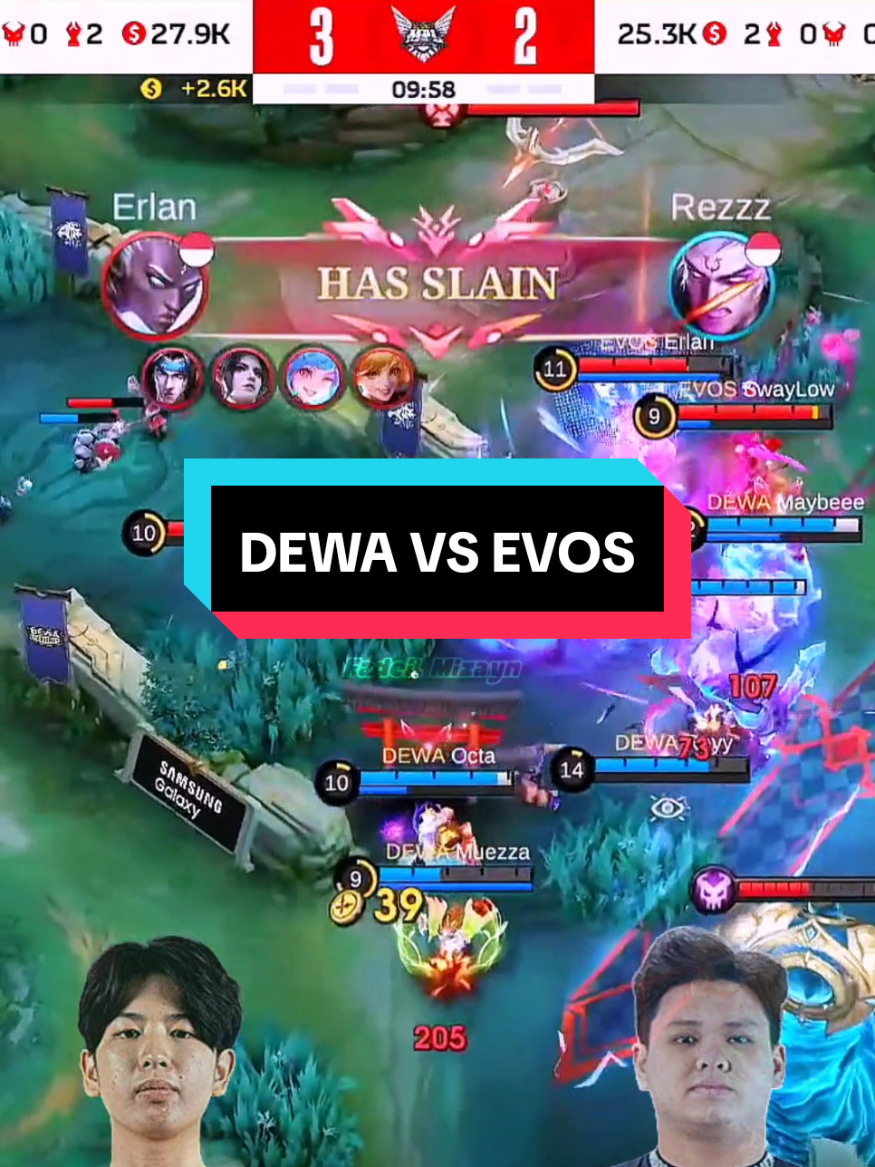 Dewa vs Evos Game 1 MPL ID S15 W4 #MLBBGoldenMonth #MLBBGetItFree #MobileLegendsBangBang #MLBB #MPLIDS15 #Dewa #Evos 
