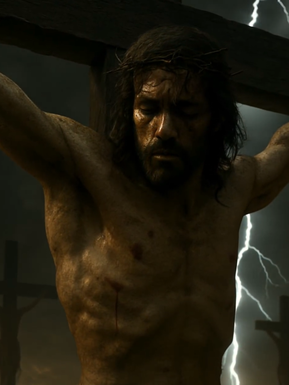 Der Moment, an dem die Welt still wurde… Die Erde bebte. Der Himmel schrie. Für uns. The moment the world broke… and grace began.🙏 #jesus #TheCross #Golgotha #FaithInMotion #GlaubeUndHoffnung #BiblicalScene #BiblischeSzene #jesuslovesyou #JesusDiedForUs #JesusFürUns #KraftDerVergebung #AIArtVideo #fyp #viralvideo #mustsee