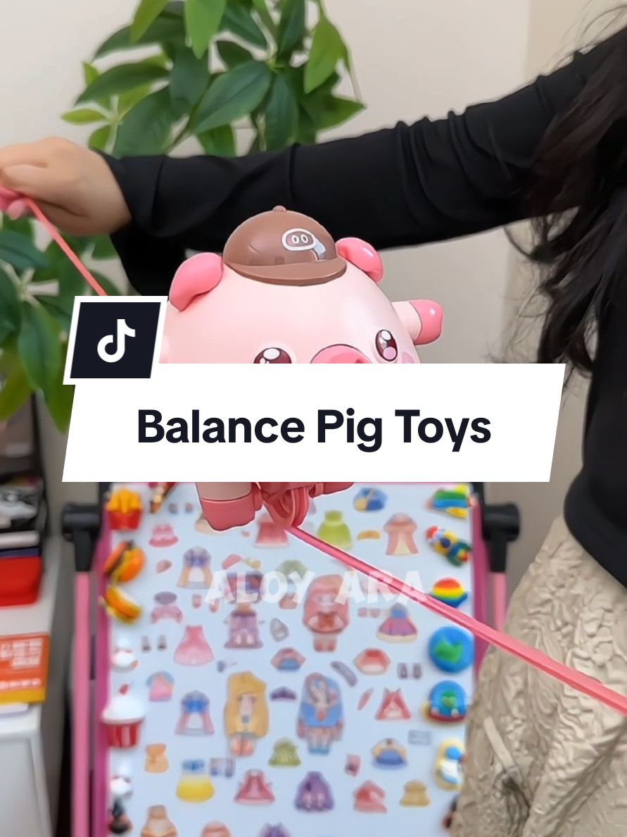 Mainan keseimbangan giroskop #mainankeseimbangan #mainanbabibabian #balancepigtoys 