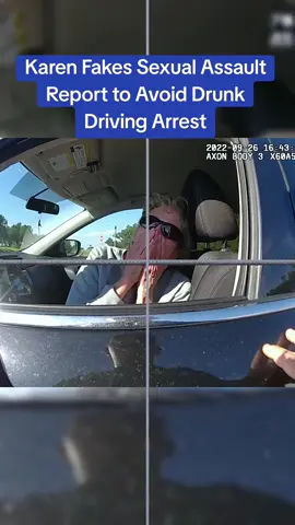 Karen Fakes Sexual Assault Report to Avoid Drunk Driving Arrest #cops 