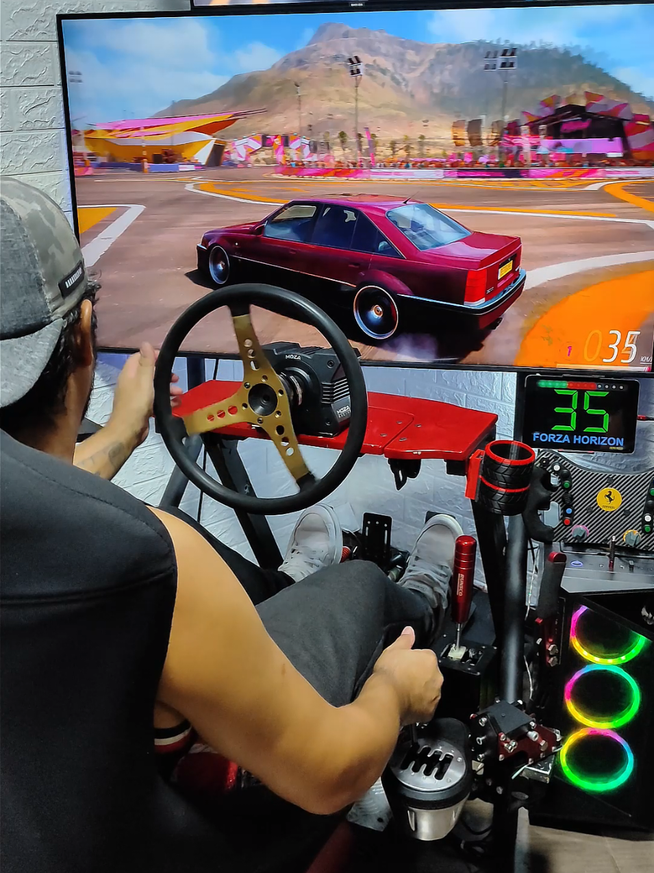 OMEGA CD 4.1 TURBO 🏆  #forzahorizon5go #forzahorizon5 #fh5 #gamingcommunity #steeringwheel #viral #omega 