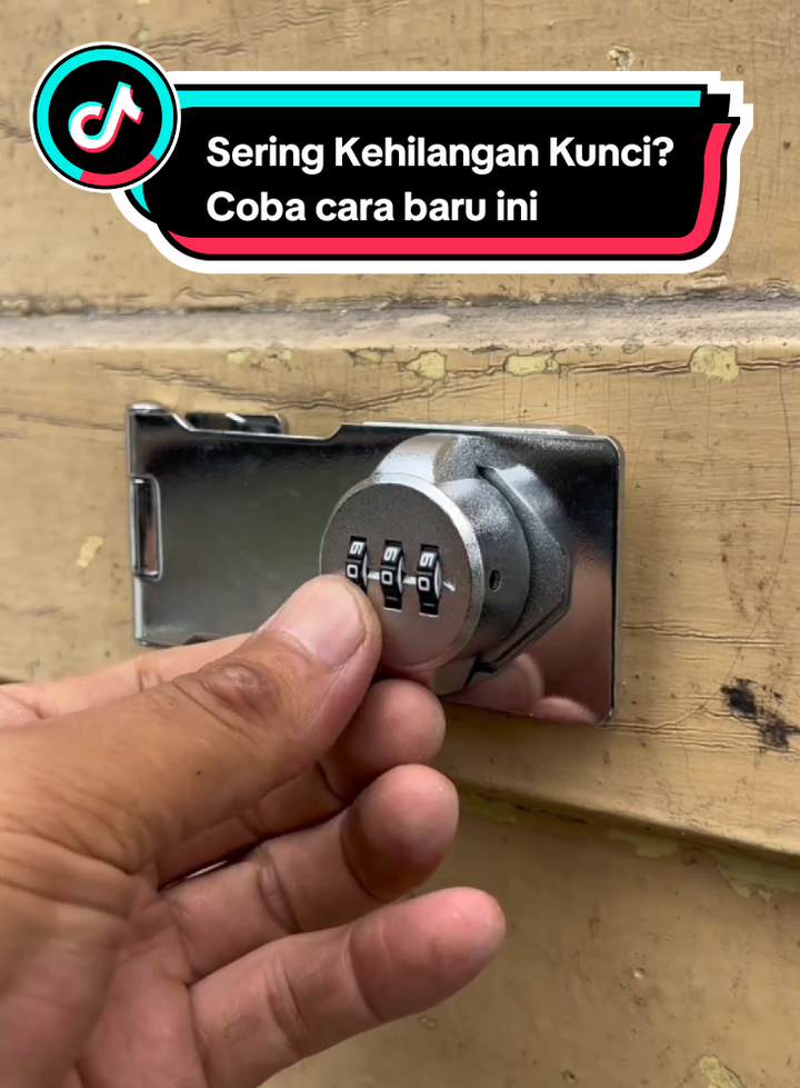 Sering Kehilangan Kunci? Coba cara baru ini #kuncikombinasi3digit #kuncigembokpintu #kuncipintupasword #kuncipintusandi 
