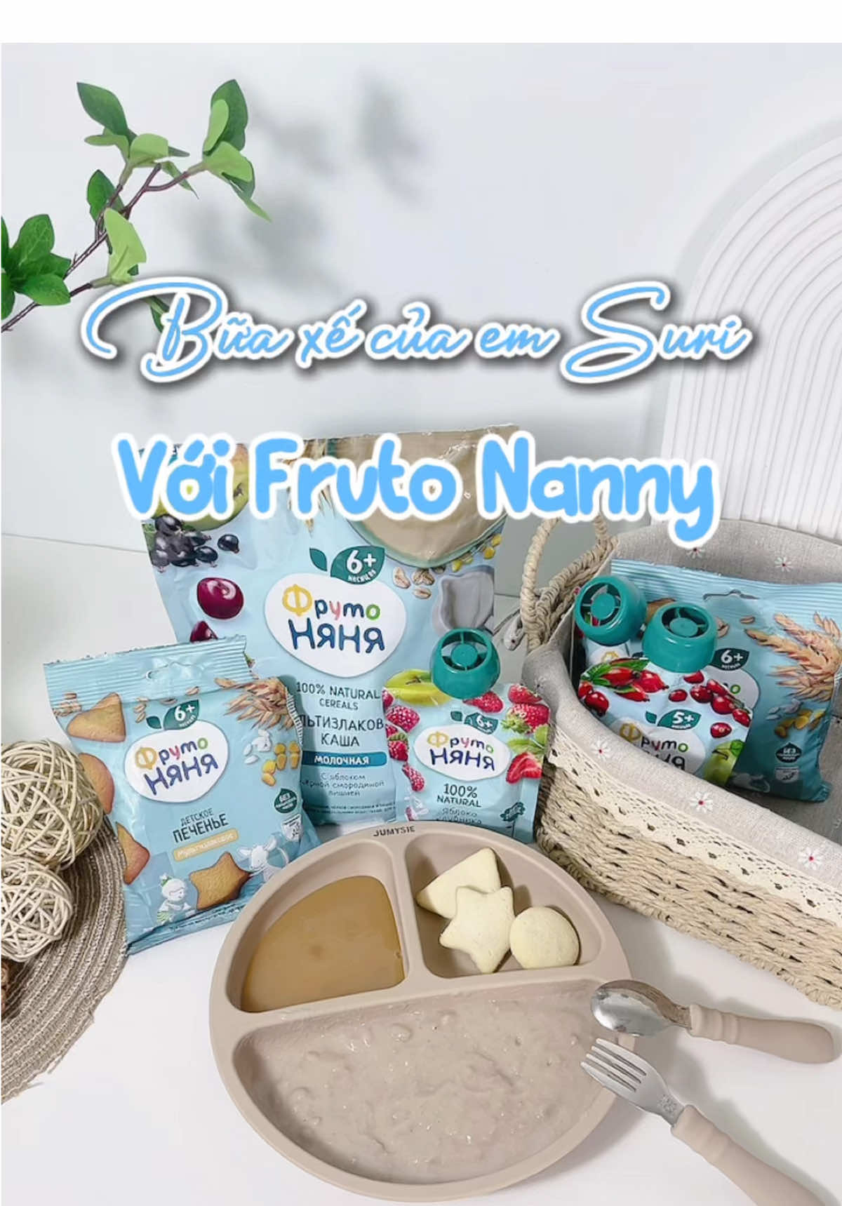 Gợi ý bữa xế với Fruto Nannay, tiện lợi - nhanh chóng - an toàn 💓💓 #mommysuri #embesuri #bothauan #bothauanfruto #FrutoNanny #FrutoNannyvietnam #andam #mevabe #tiktokshop